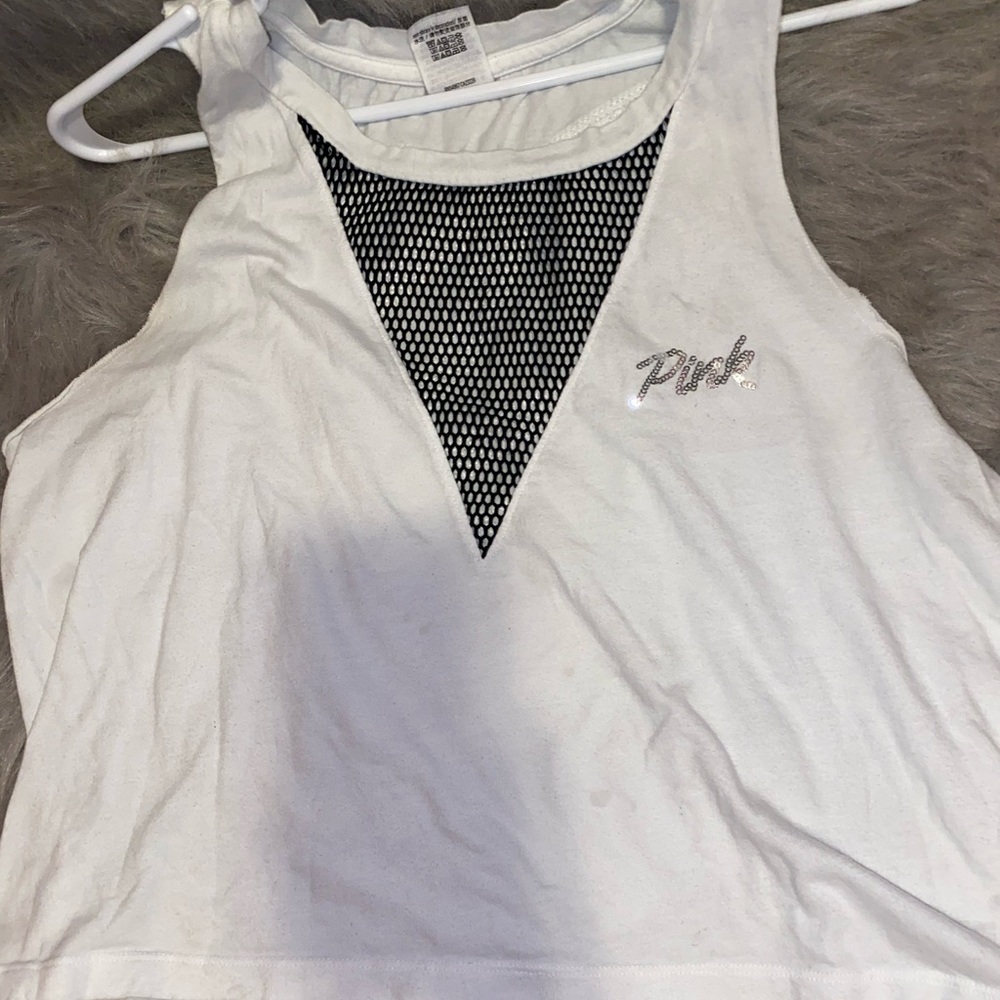 Pink work out top